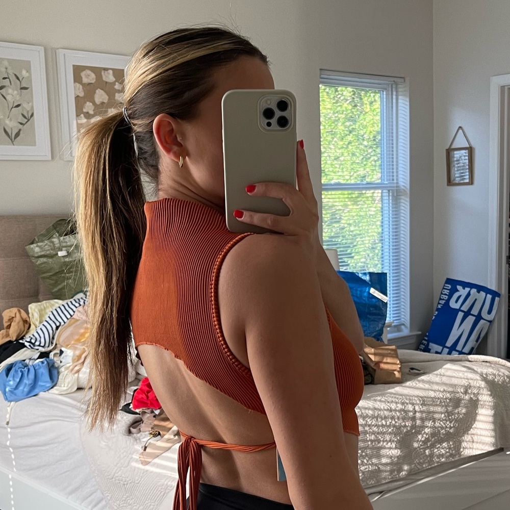 Backless Crop Top